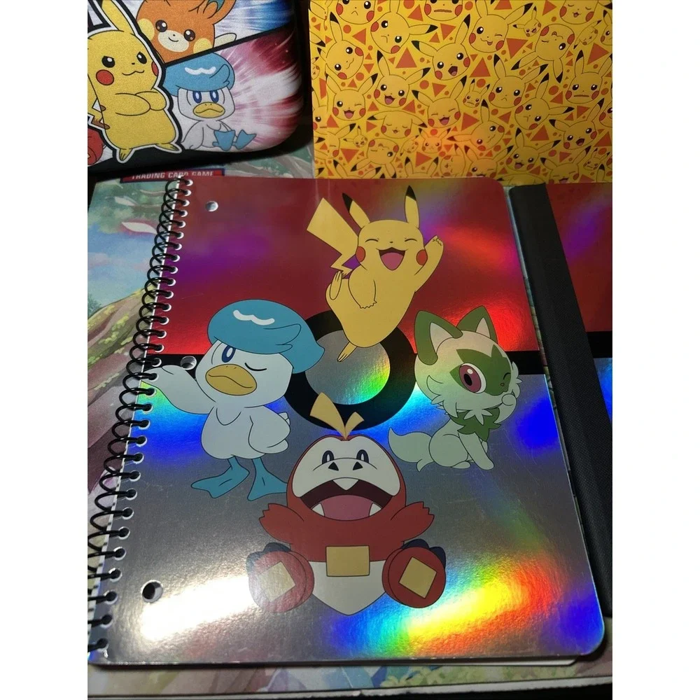 POKEMON Back To School Pencil/Utility Case Notebook, Folder, Pencil Cases Lot